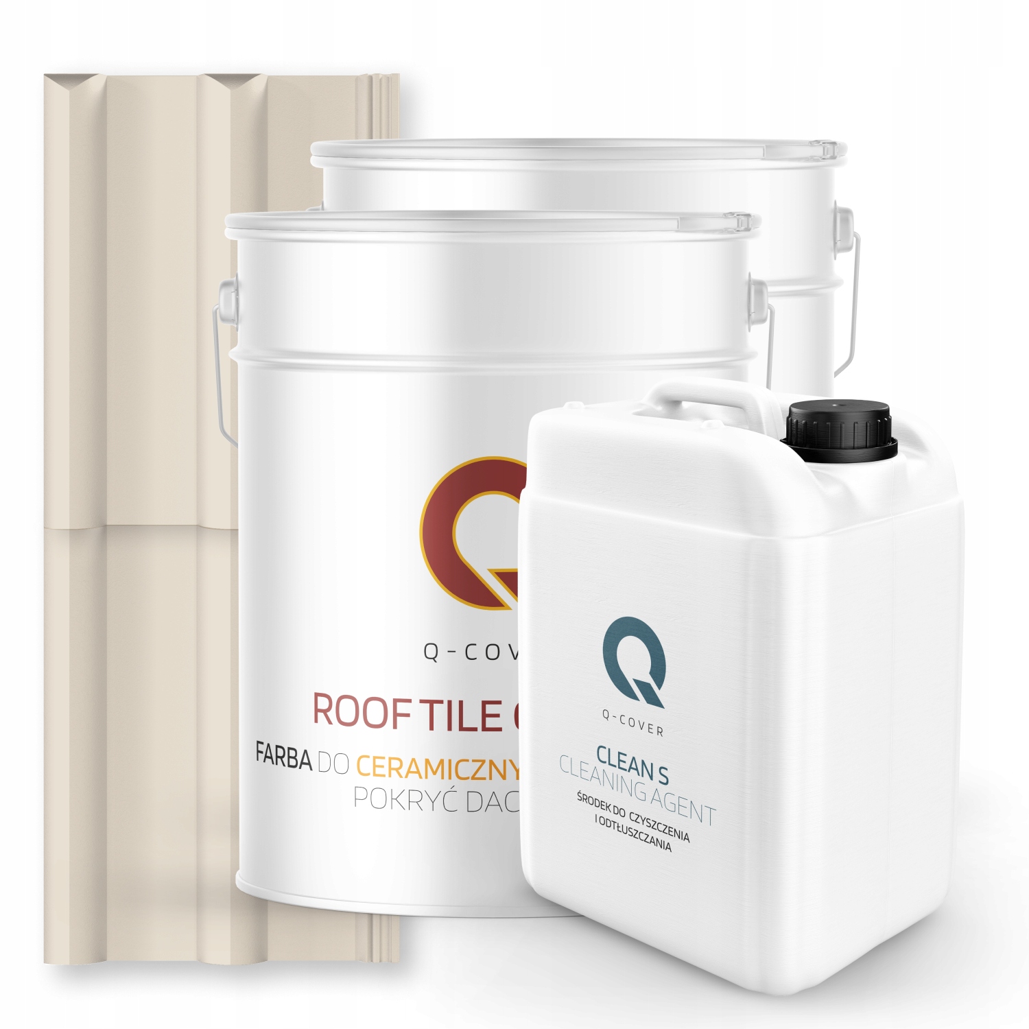 Farba Na Keramické Strechy Krémová Sada Ral 9001 74 m2 Polomatná