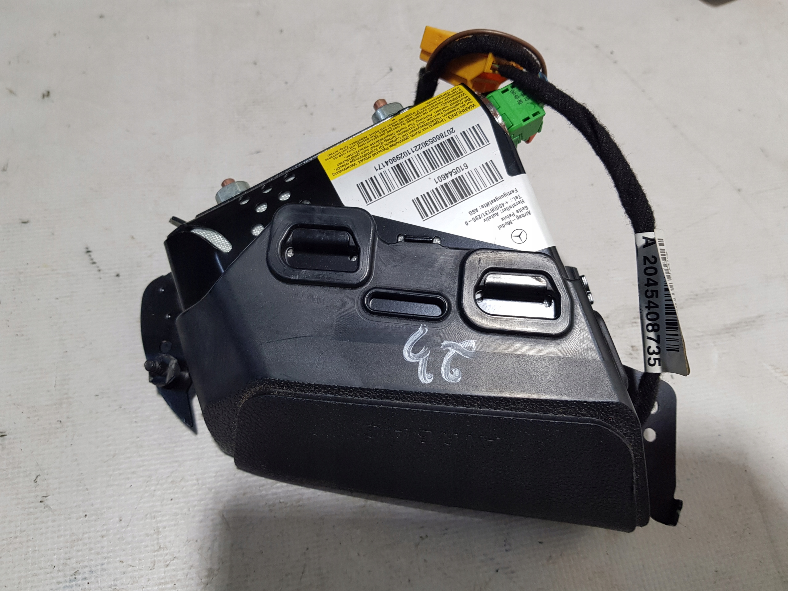 MERCEDES W207 airbag seat airbag driver´s left