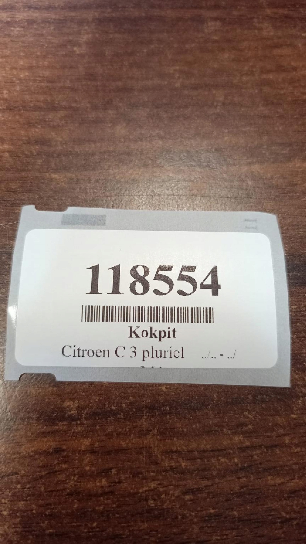 CITROEN C3 PLURIEL торпеда 96379957ZQ