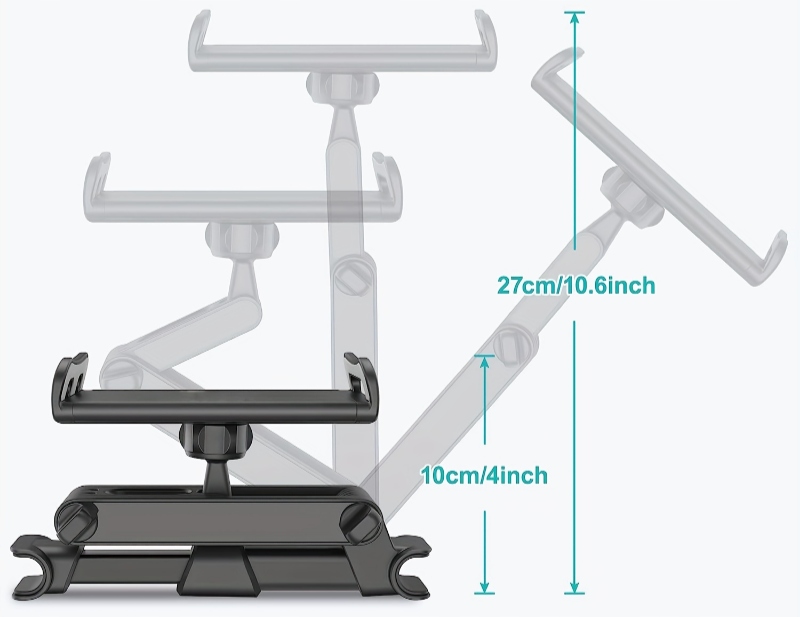 Uchwyt samochodowy na tablet teleskopowy BARDZO MOCNY STABILNY na zagłówek EAN (GTIN) 35698791