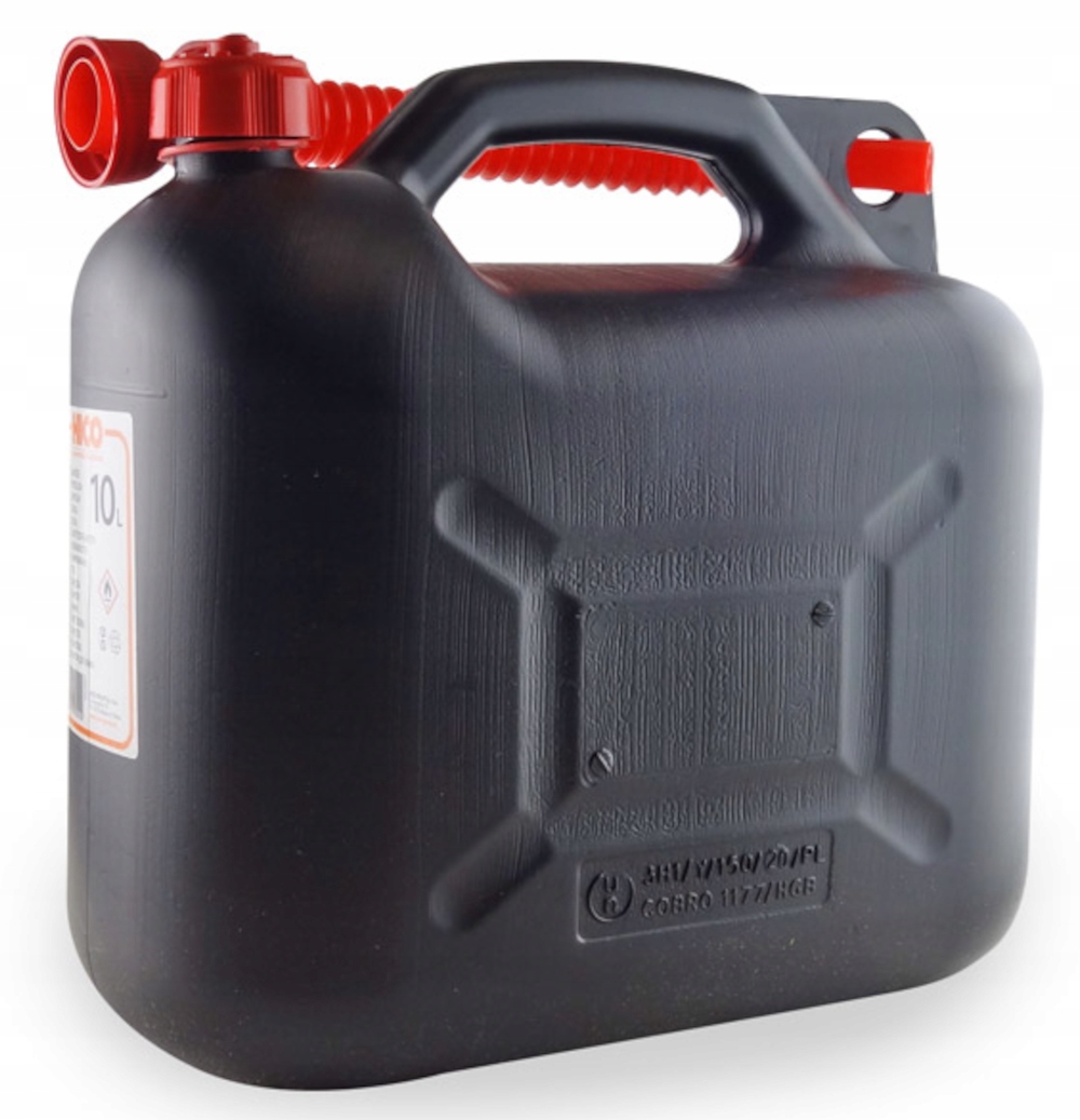 KANISTER CZARNY 10L ATESTOWANY LEJEK BORG HICO