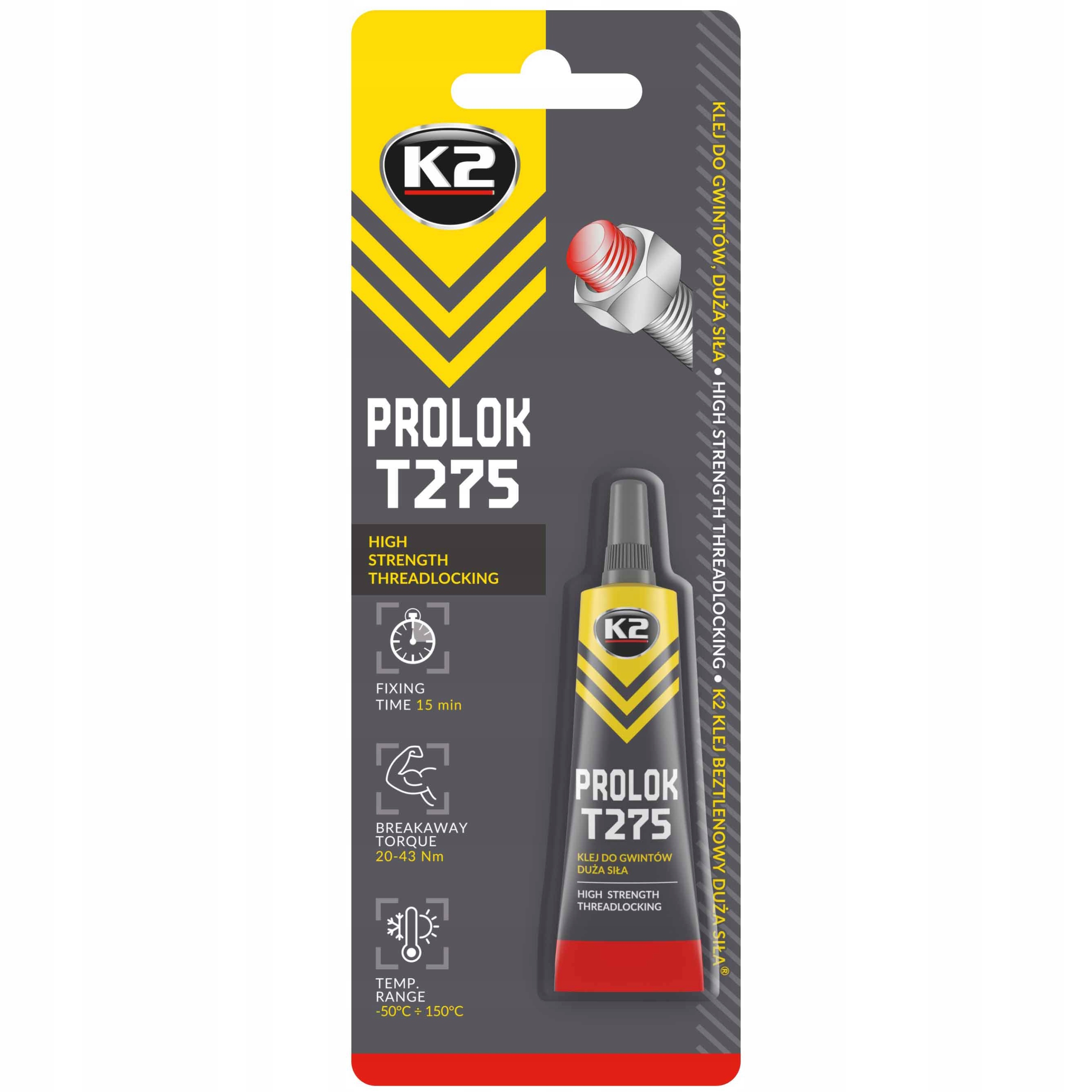 Klej Anaerobowy K2 Prolok High T275 6ML B151N