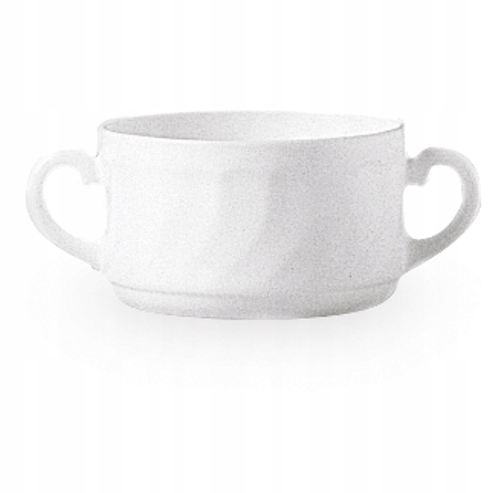 Bulionová Miska Z Opálu Bílá 300 ML, Sada 6 Ks Hendi