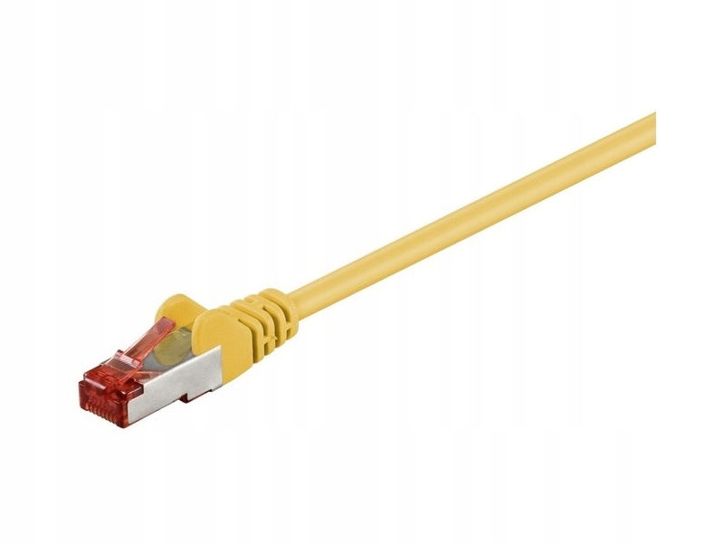 Goobay CAT 6-1000 SSTP PIMF Yellow 10m kabel sieciowy Żółty