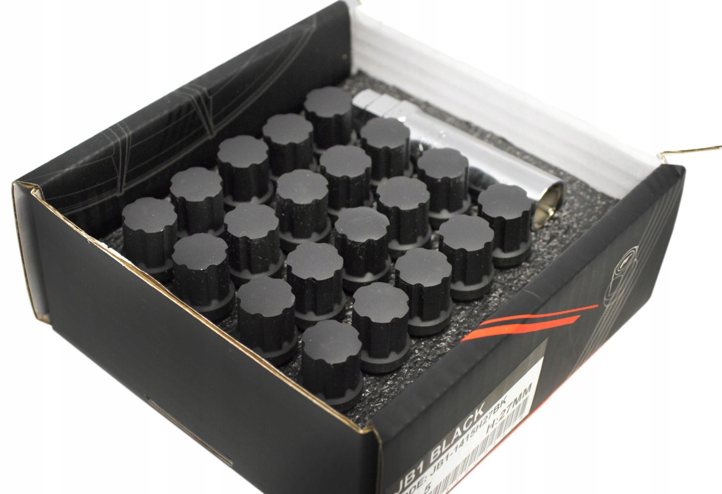 Japan Racing JB1 skrutky 12x1,5 čierne