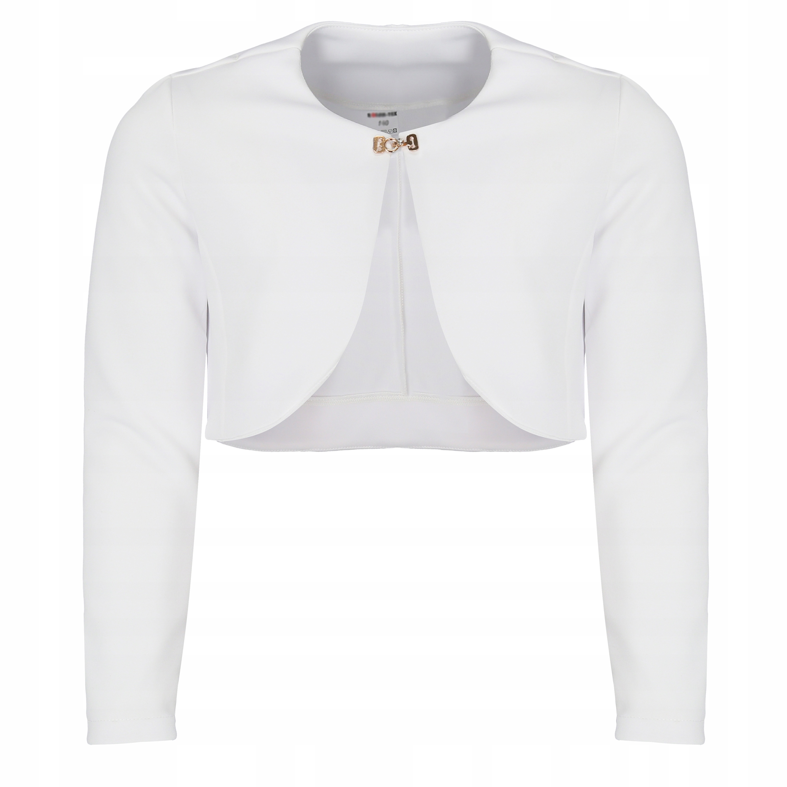 Bolerko narzutka KOMUNIA WESELE 164 białe PL