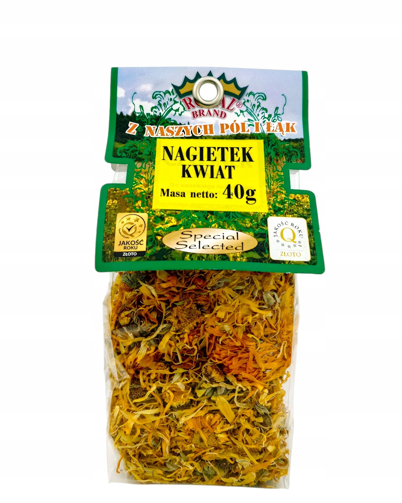 Levně 6 x Royal Brand Měsíček Sušený Celý Květ Okvětní lístky Měsíček Květy 40G