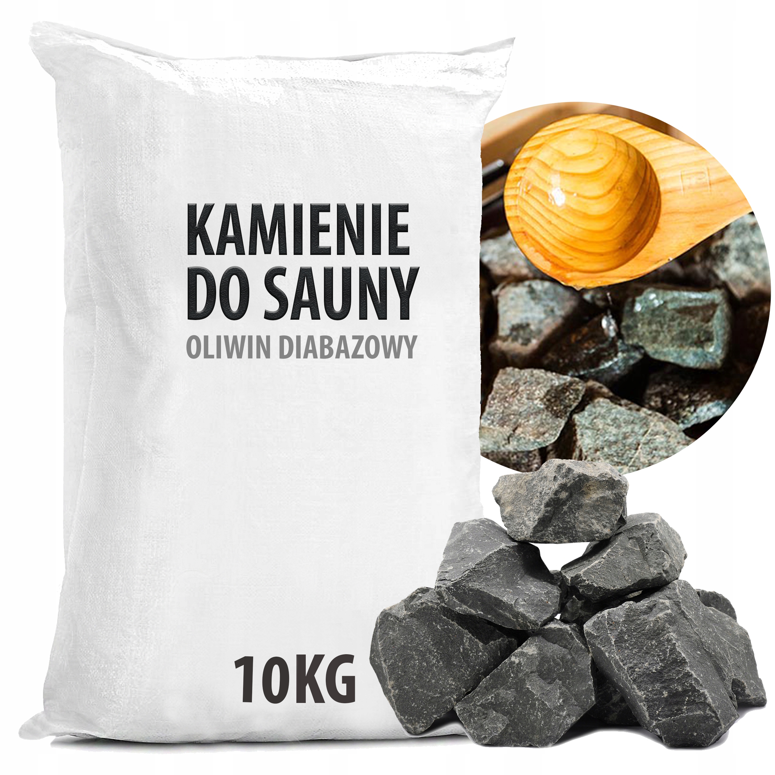 

Kamienie Grzejne do Sauny Diabaz Oliwin 10KG