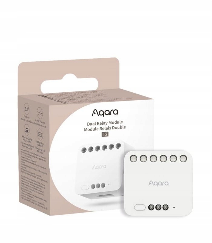 Aqara Smart Home Spínací modul T2 s Pripojenim neutrálneho vodiča DCM-K01