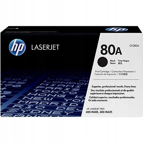 Toner Hp 80A (CF280A) čierny 2700str Pro 400 M401/M425DW Mfp