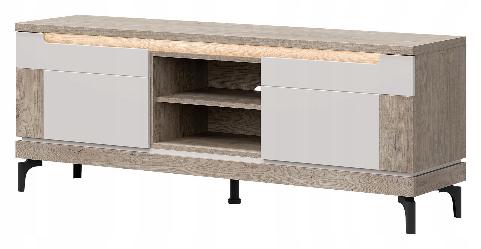 Stojąca szafka pod Tv Rtv Aston 157 AN01 Kaszmir dąb cremona