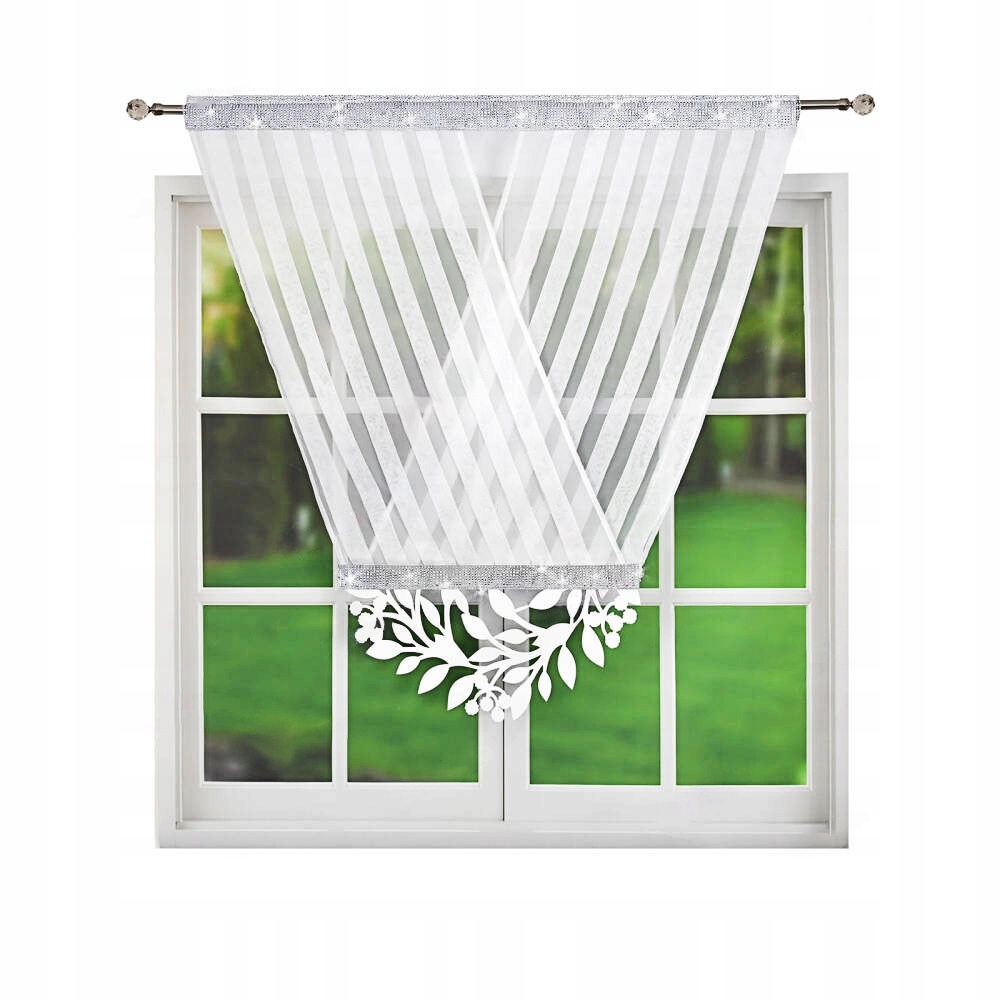 FIRANKA PANEL AŻUR Z CYRKONIAMI FIRANY GOTOWE WOAL Marka inna