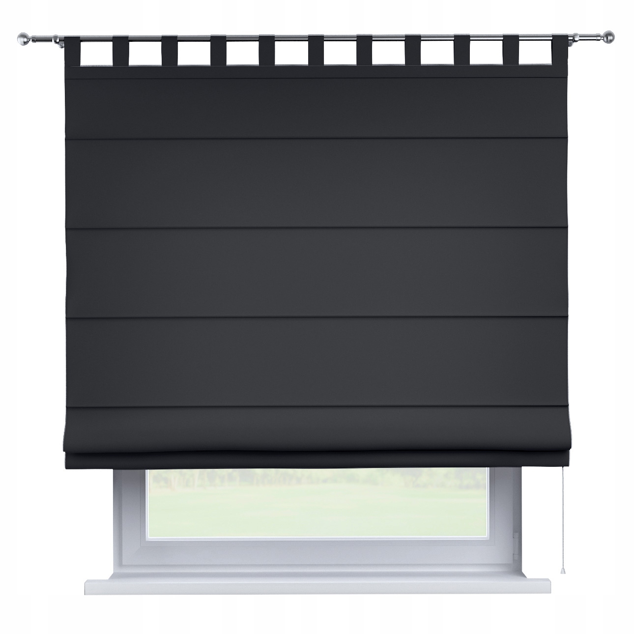 Hotová římská roleta Verona 100 x 180 cm černá