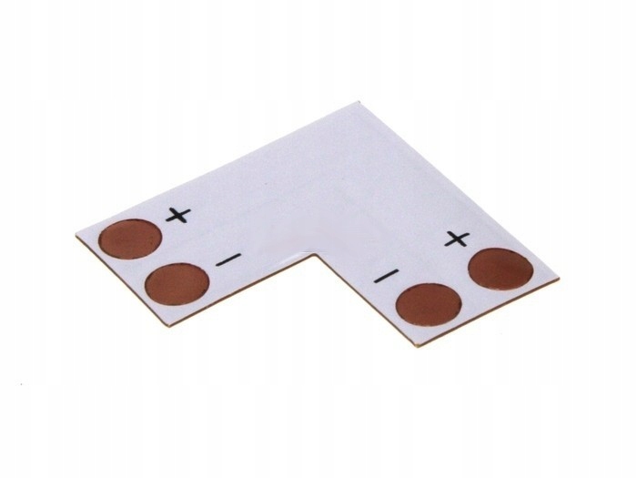 Złączka narożna kątowa PCB do taśma led o szerokości 8mm Warszawa