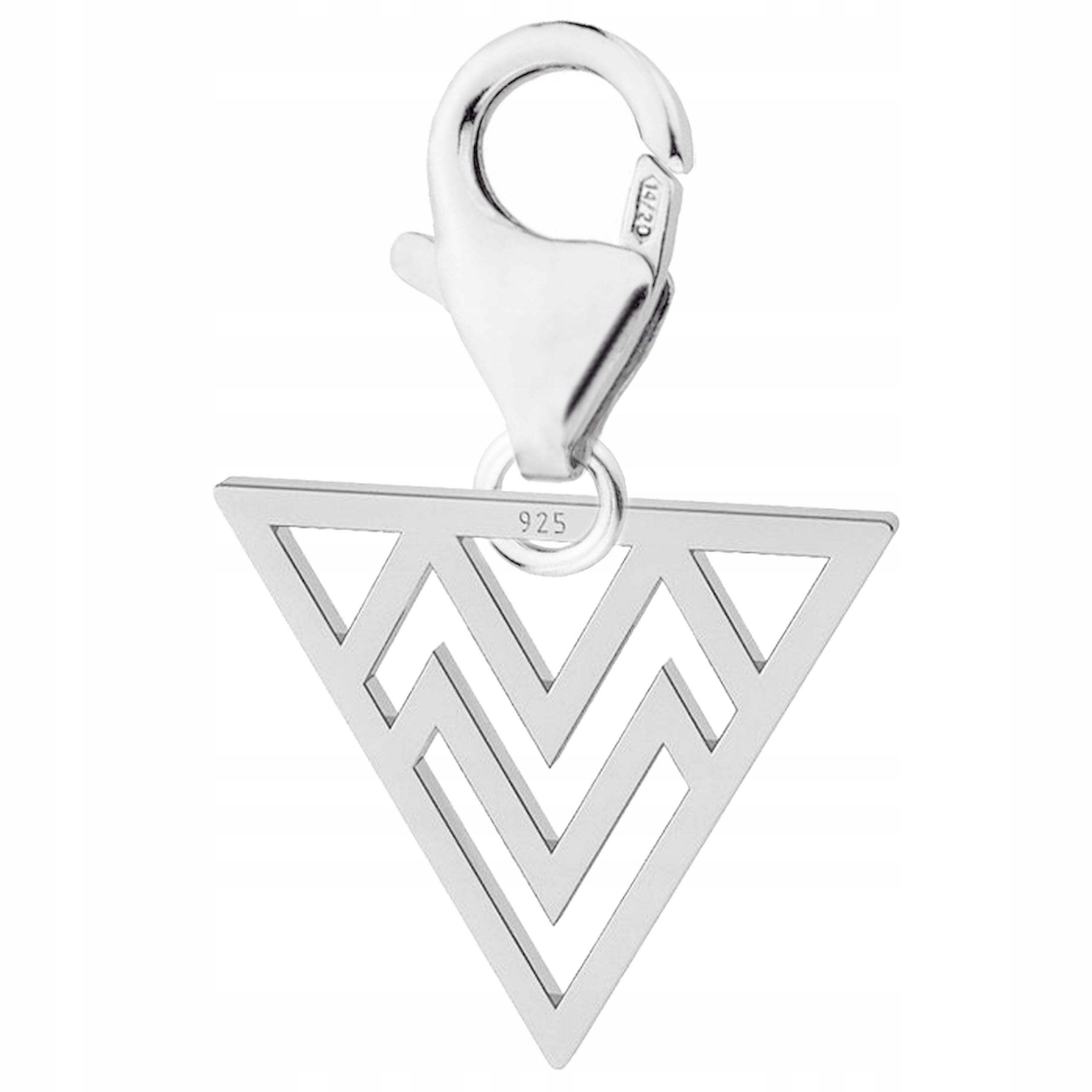 Visací přívěsek Trojúhelník Trojúhelníky stříbro 925