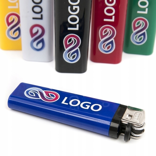 ZAPALNICZKI BRONCO Z NADRUKIEM LOGO TANIO 100 SZT Liczba sztuk 100 szt.