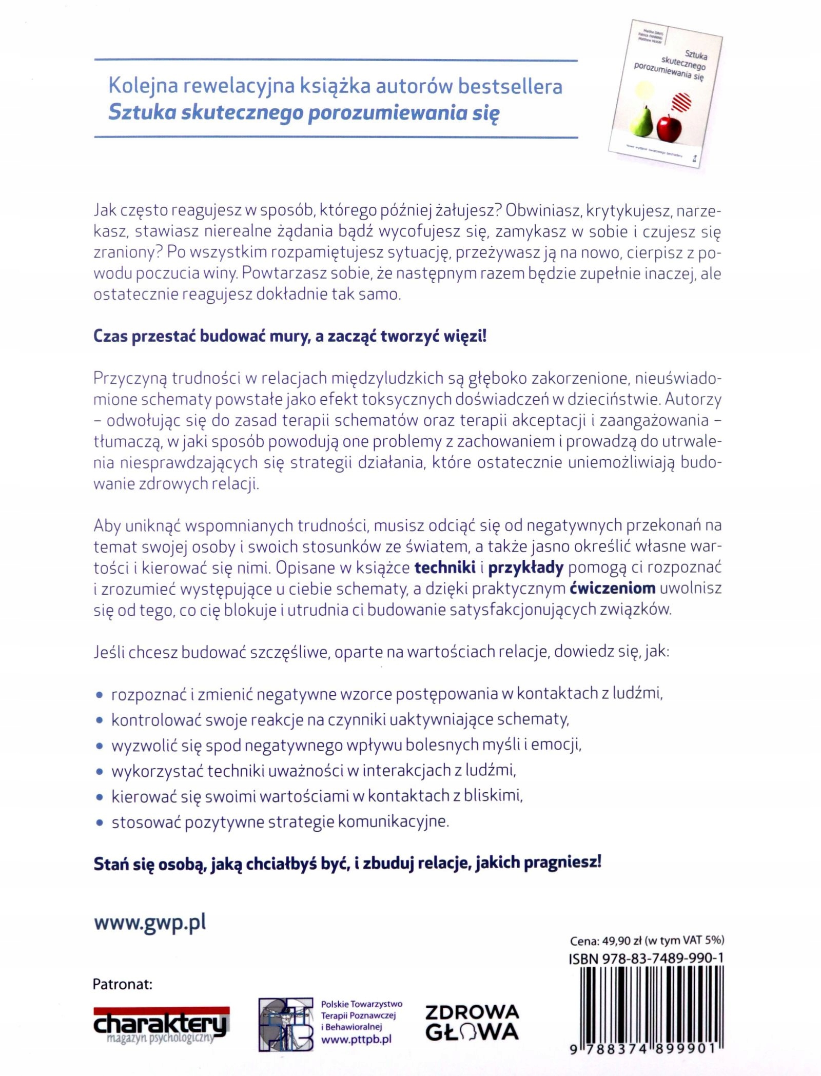 RELACJE NA HUŚTAWCE. JAK UWOLNIĆ SIĘ OD NEGATYWNYC Stan opakowania oryginalne