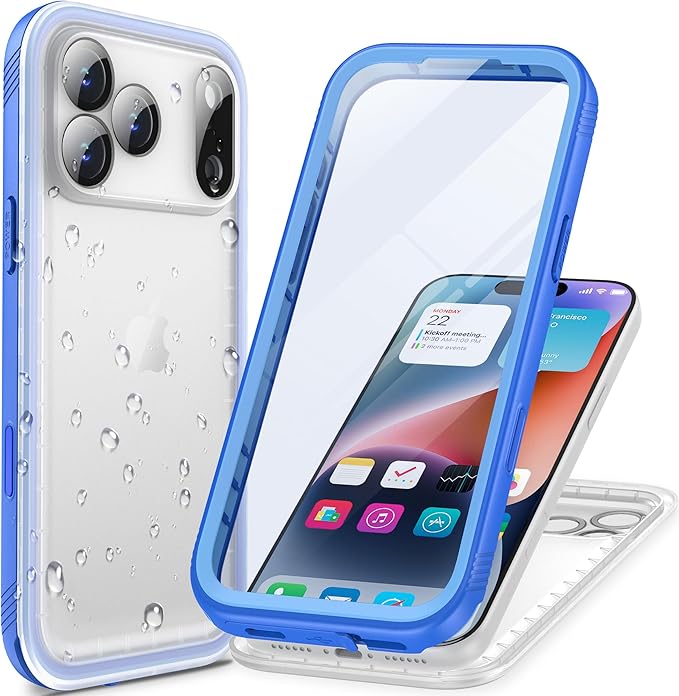 Etui Do Iphone 17 Pro Wodoodporne 360° IP68 Pancerne Case Wodoszczelne