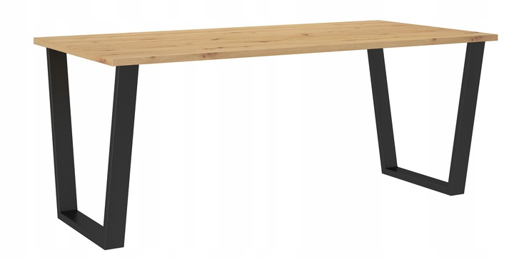 Stół loftowy do jadalni CEZAR 185 x 90 DĄB ARTISAN