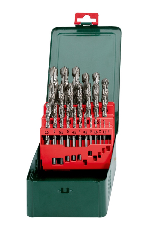 Metabo Hss-g Wiertła Do Metalu 25SZT Zestaw Wierte