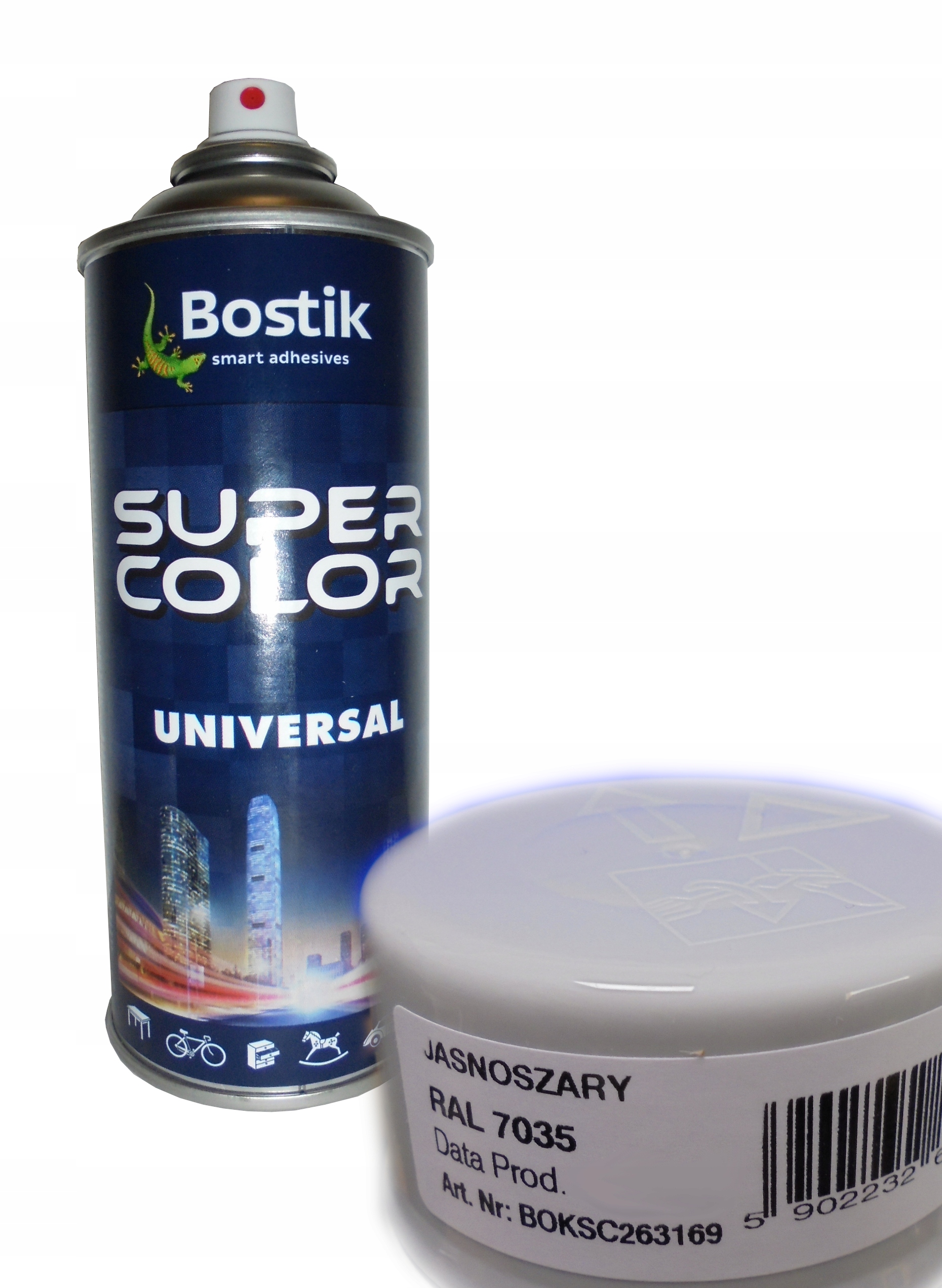 

Farba w sprayu Bostik Ral 7035 Jasnoszary 400 ml