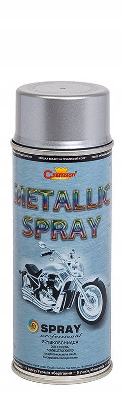 

Emalia Spray Lakier Akrylowy Metallic 400mlSrebrny
