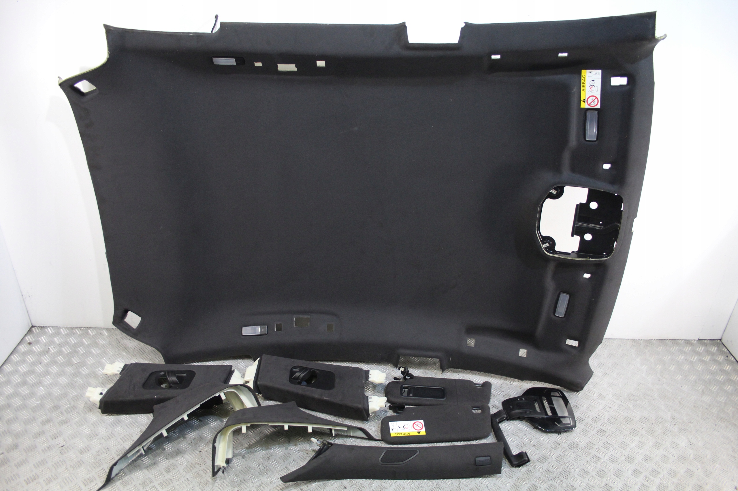 roof upholstery black pillars LEVANTE M161