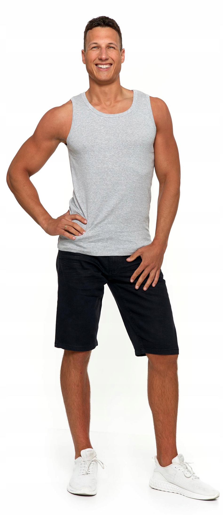 Podkoszulek Męski Tank Top Bawełniany MORAJ - XL Rozmiar XL