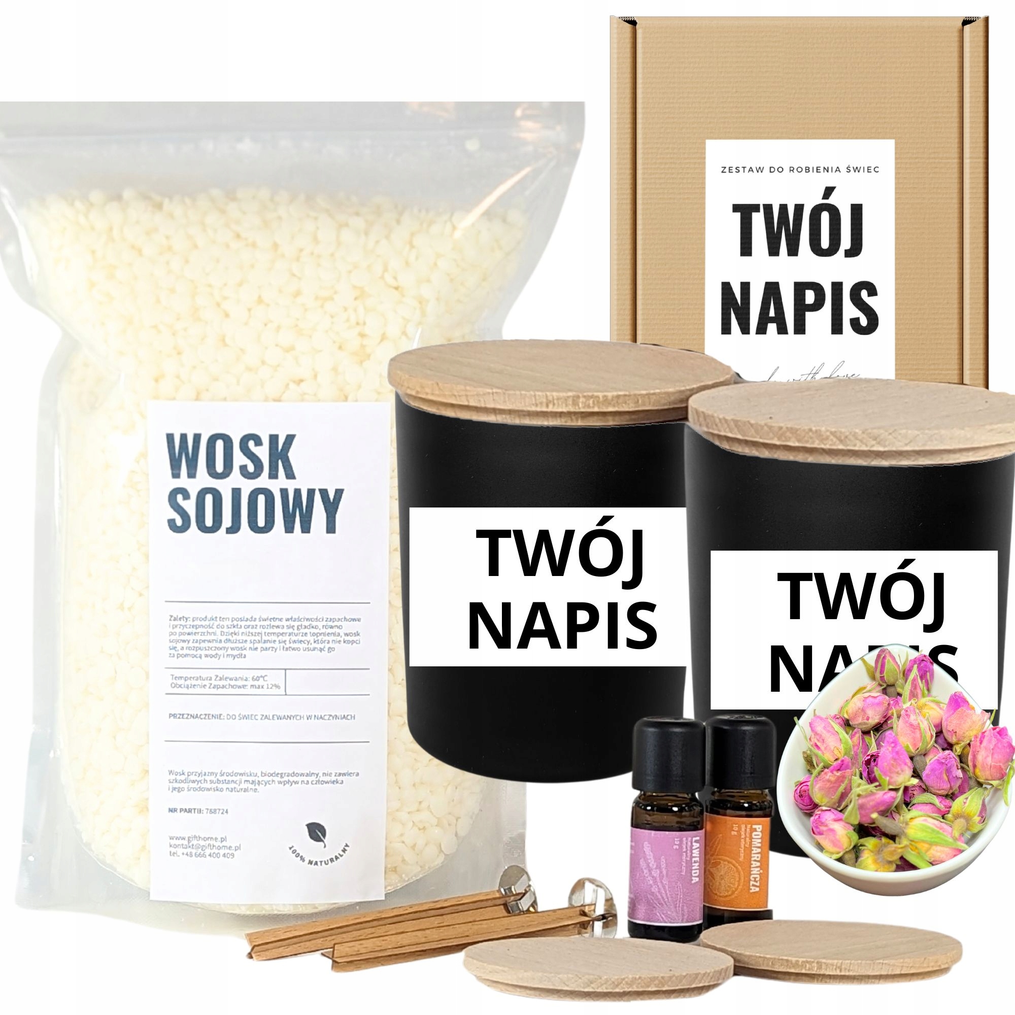 Personalizovaná Velká sada na výrobu svíček Na dárek