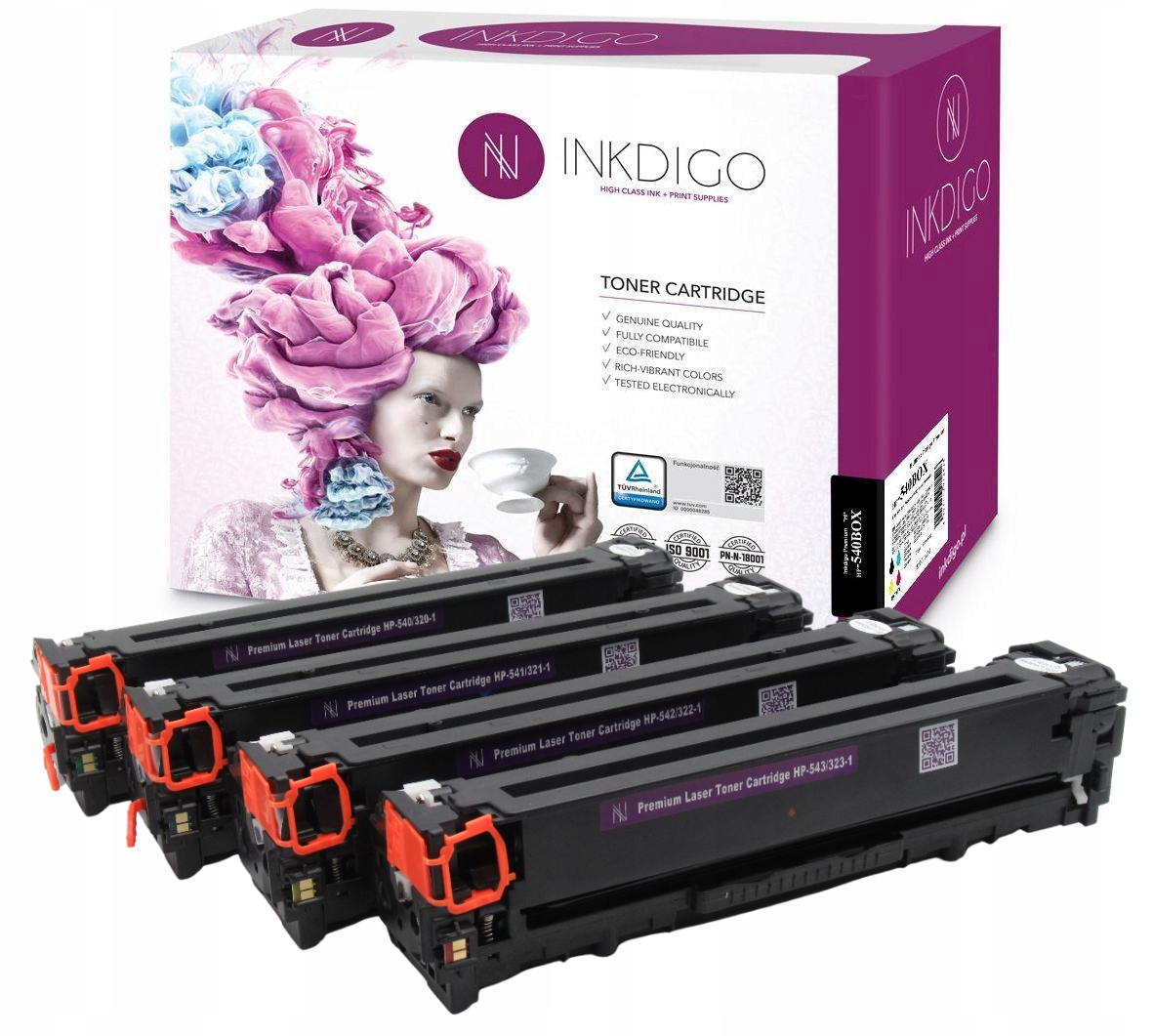

4x Toner do Hp CP1215 CP1515n CP1518ni CM1312 Mfp