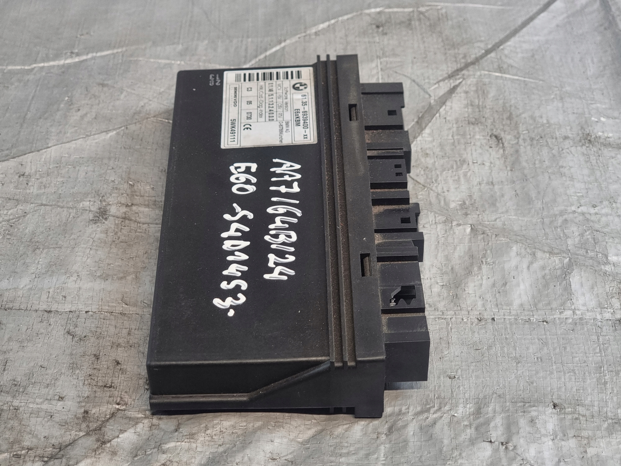 Unité commande confort OE 6939400 BMW SERII 5 E60 03r