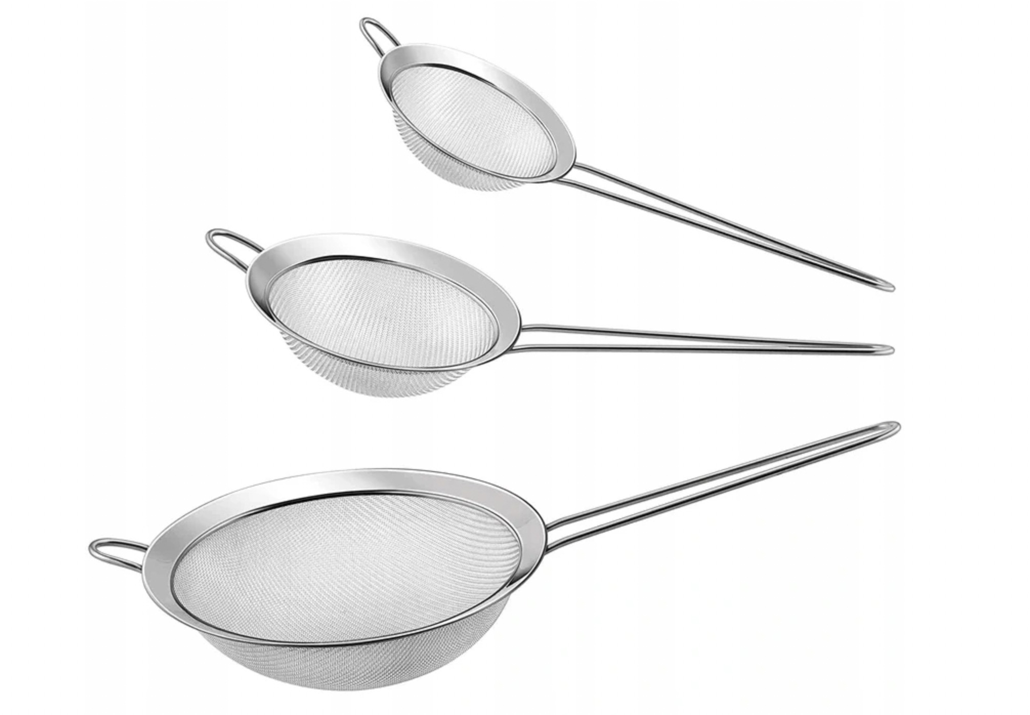 

Sitka Komplet Sitek Sitko Stalowe Kuchenne 3 Szt