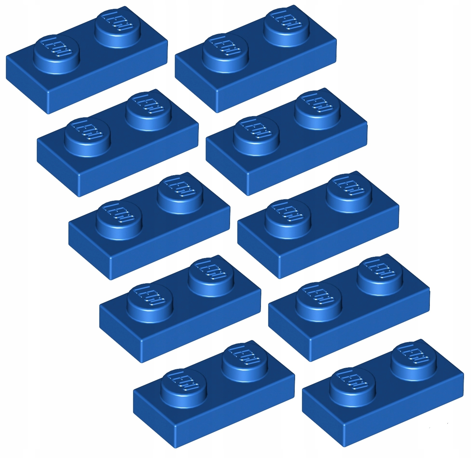 

Lego Płytka 1x2 Niebieska/Blue (3023/302323) 10szt