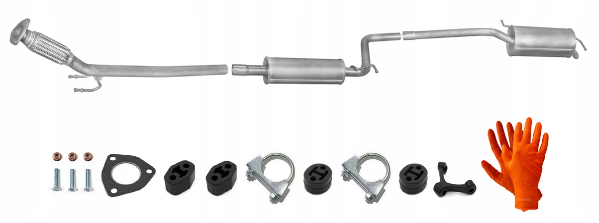 Vw Caddy III 2.0 SDi 51 kW (2004-8/2010) Výfukový Systém