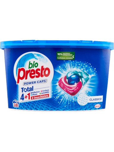 2x Kapsle na praní Caps Classico 18ks Bio Presto 4v1