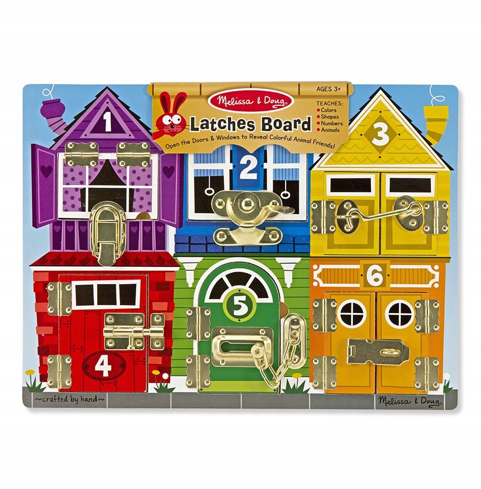 

Melissa & Doug Tablica Motoryczna Zamki Domki