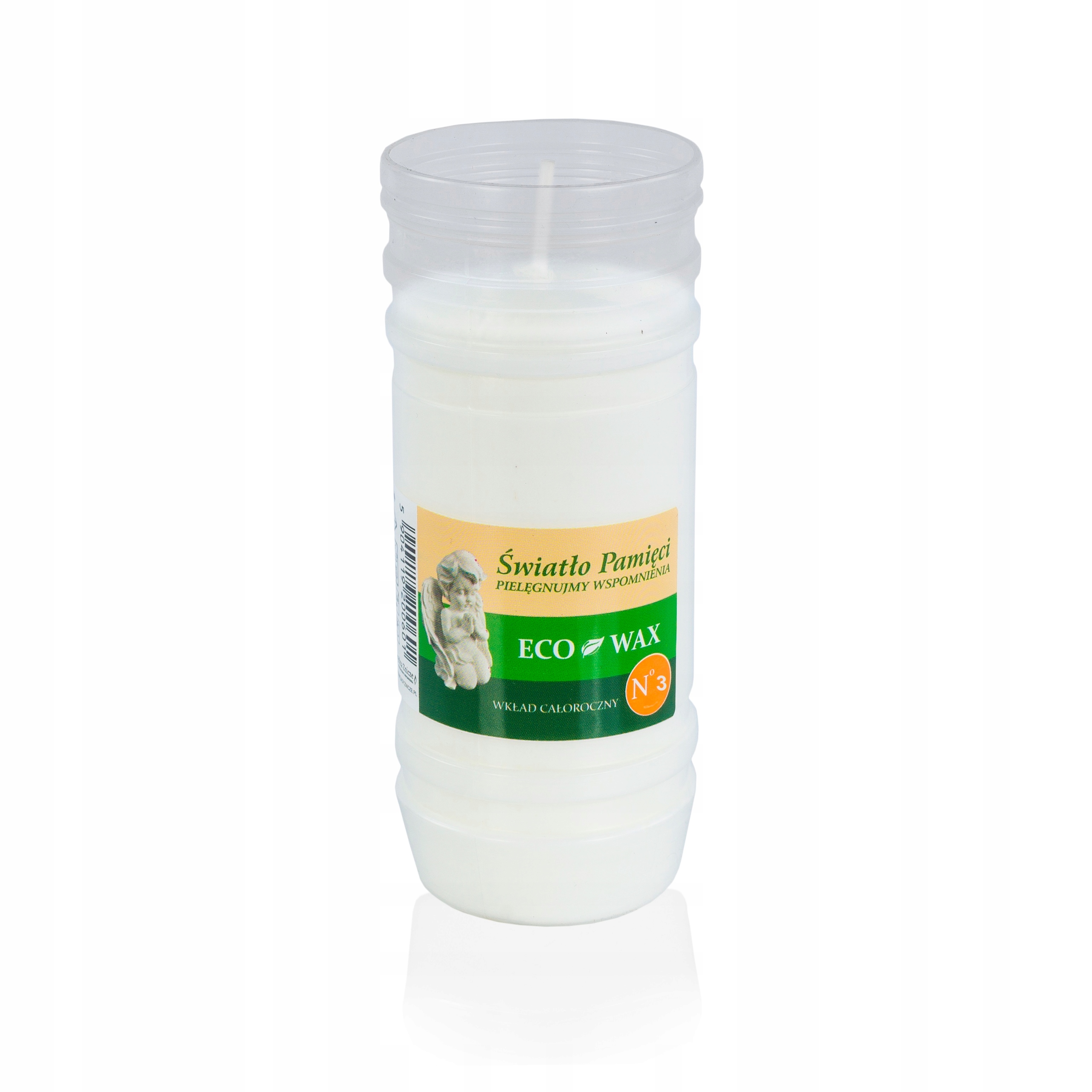 

Wkład do zniczy Parafinowy do 3dni Eko 17 cm 1 szt