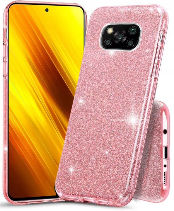 

Etui Brokat Case do Xiaomi Poco X3 Szkło 9H