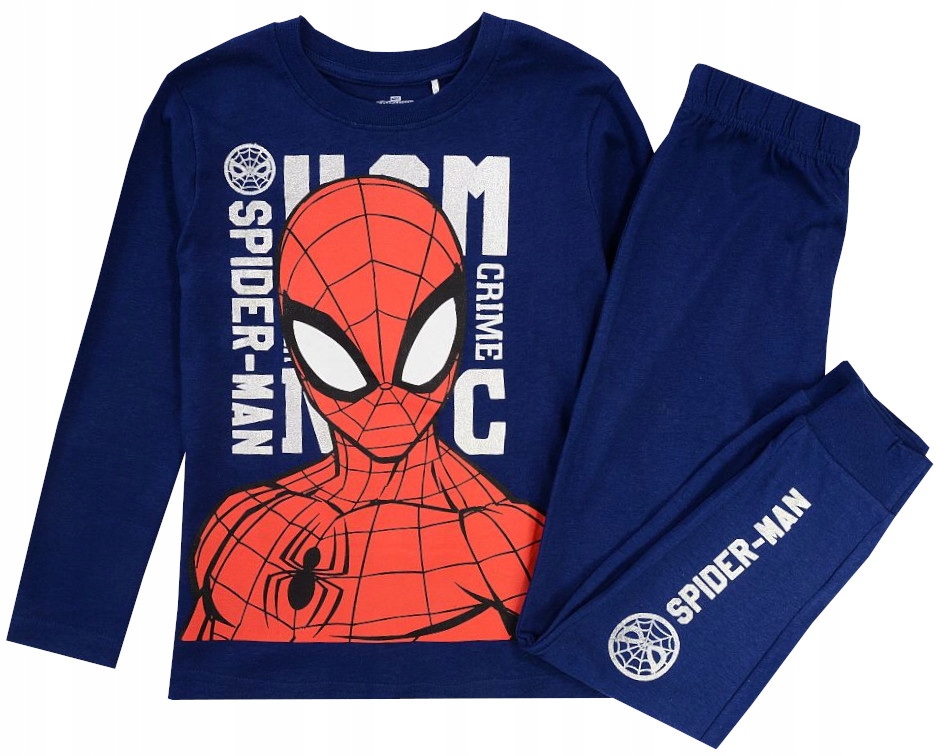 

Spider-man Piżama długi rękaw bawełna 128 R314