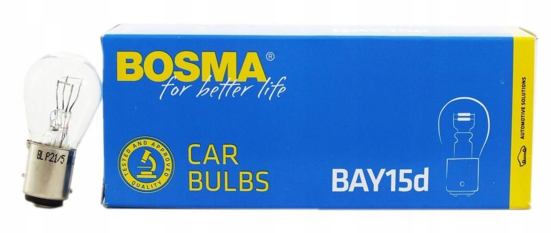 

Żarówka Samochodowa Bosma 12V 21/5W BAY15D P21/5W