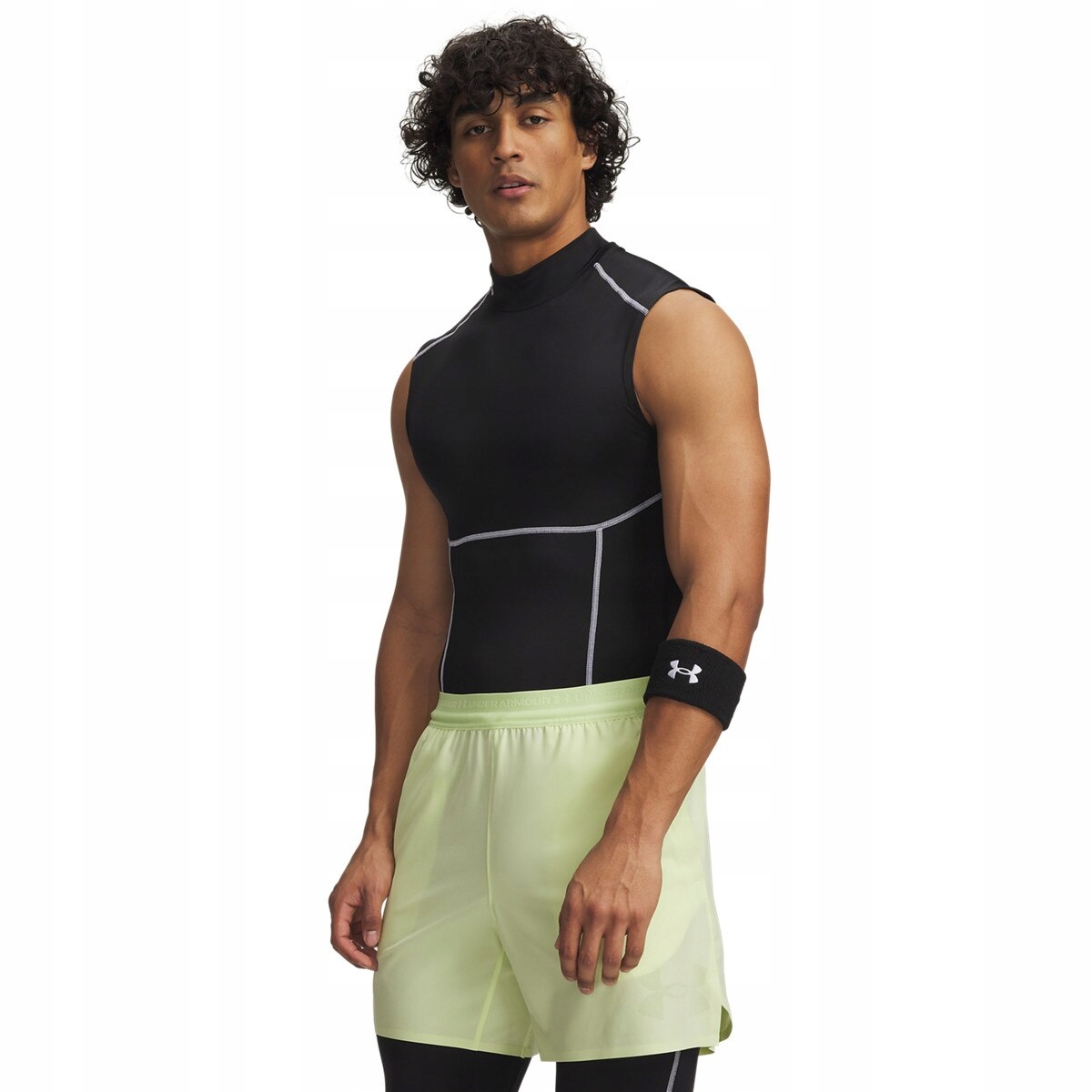 Męska koszulka treningowa Under Armour HeatGear Elite Sleeveless Mock M