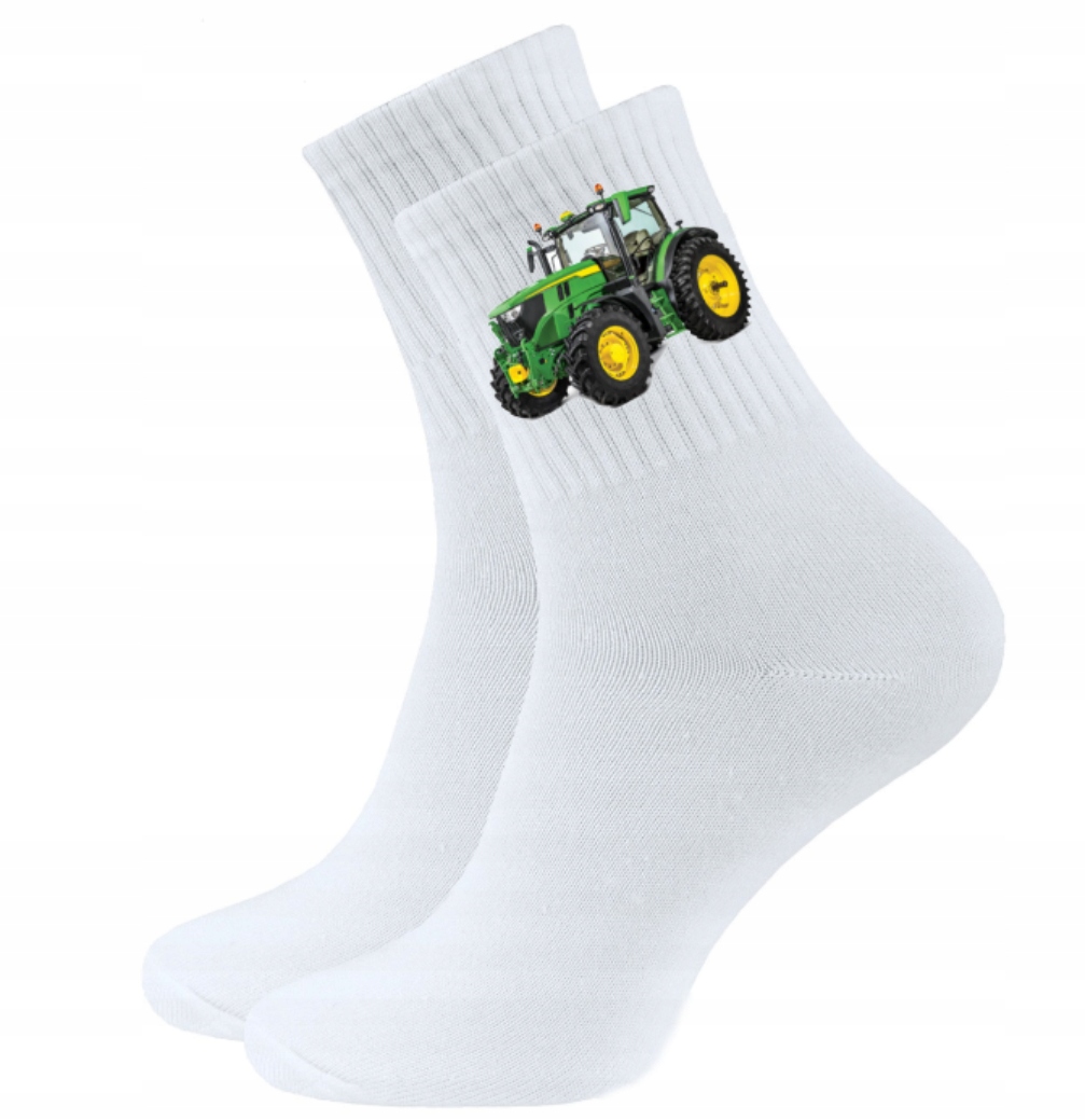 

4x skarpety dla rolnika John Deer traktor