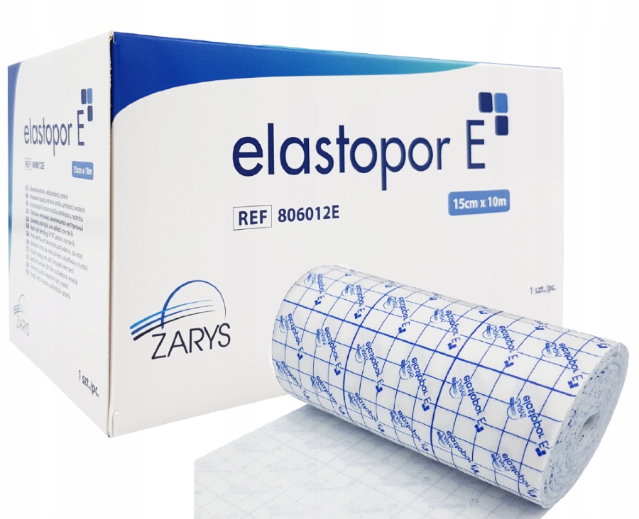 

Elastopor Taśma Opatrunkowa Włókninowa 15cm x 10m