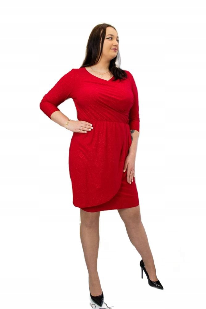 Brokátová Šaty Gast Červená L