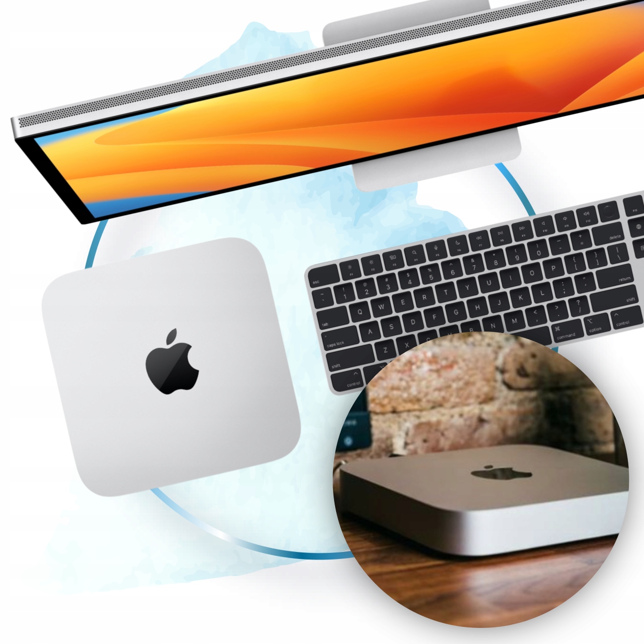 Komputer APPLE Mac mini M1 16GB 256GB A2348 2020 srebrny