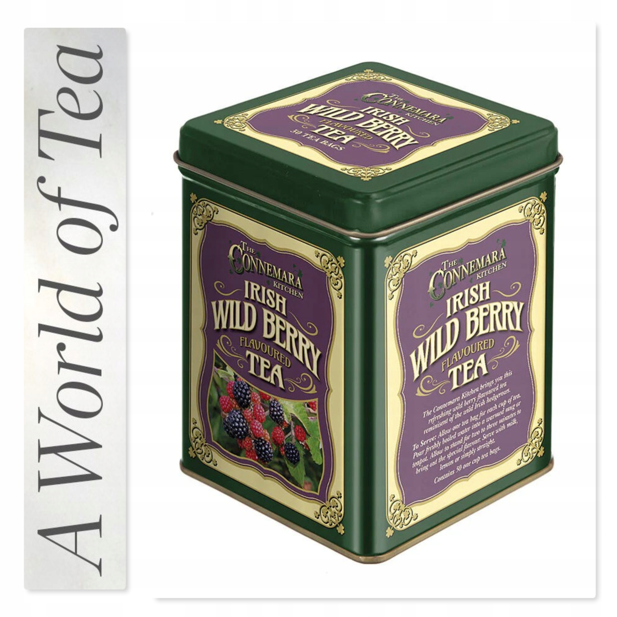 The Connemara Kitchen čaj Irish Wild Berry Tea 50 Ks Irsko A10