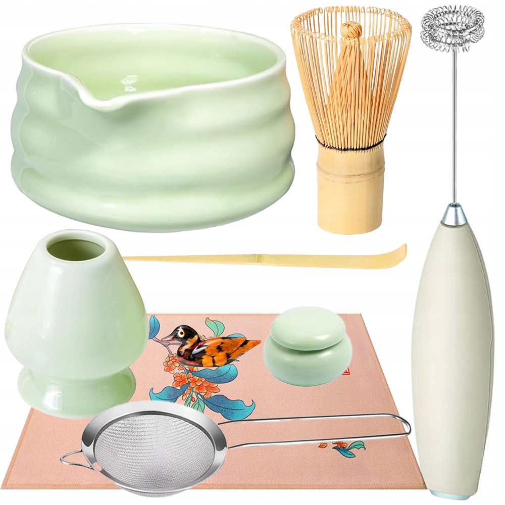 Levně Bambusová Dárková Sada Na Čaj Matcha: Chashaku, Metlička, Lžička