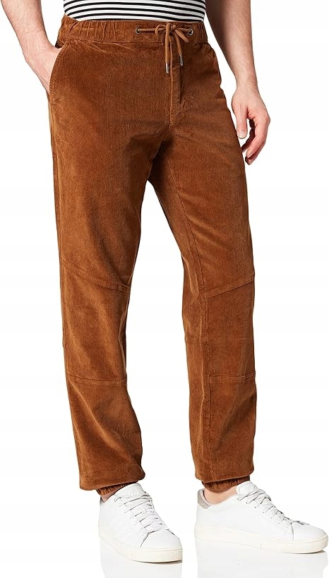 Oliver Casual Hnědé Bavlněné Kalhoty Se Šněrováním 38/38 7CA