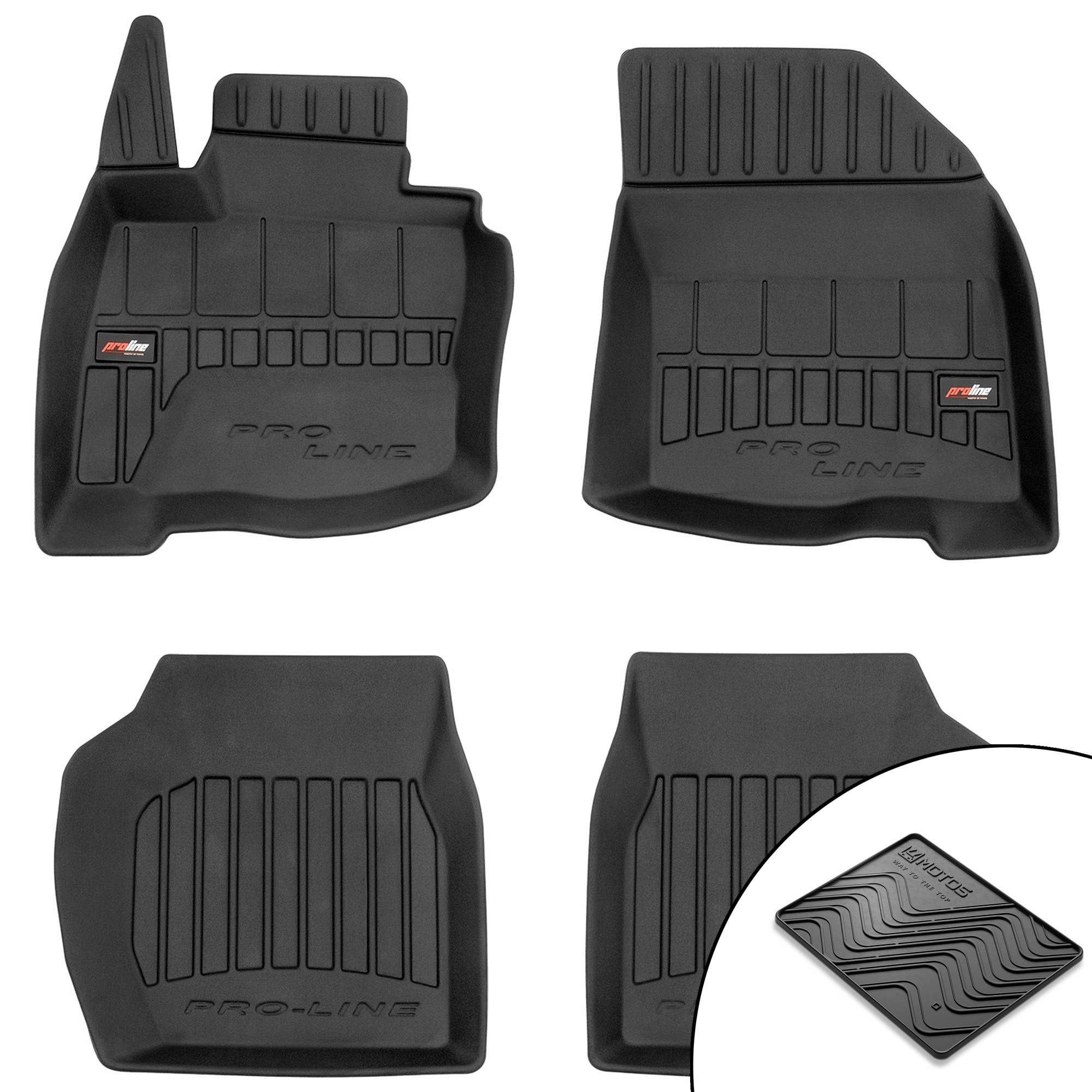 Gumové 3D koberce Honda Civic VIII 2006-2011 rohož bonus