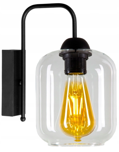 

Szklana Lampa Kinkiet Loft Led Kinkiet Ścienny